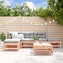 Voir la diapositive 1 : VIDAXL Salon de jardin 6 pcs avec coussins bois massif Douglas