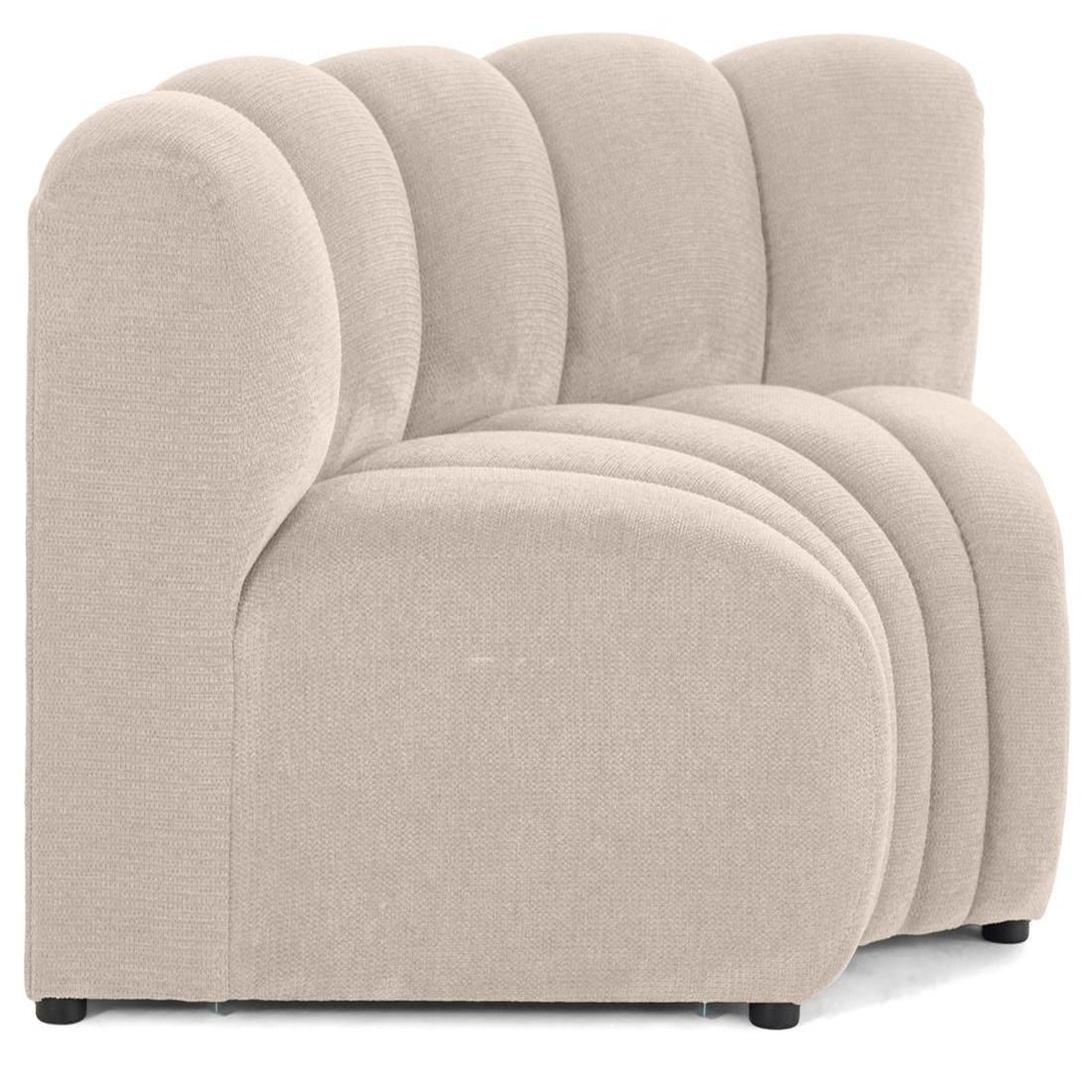 Voir la diapositive 1 : LISA DESIGN Debbie - module d'angle réversible en tissu texturé