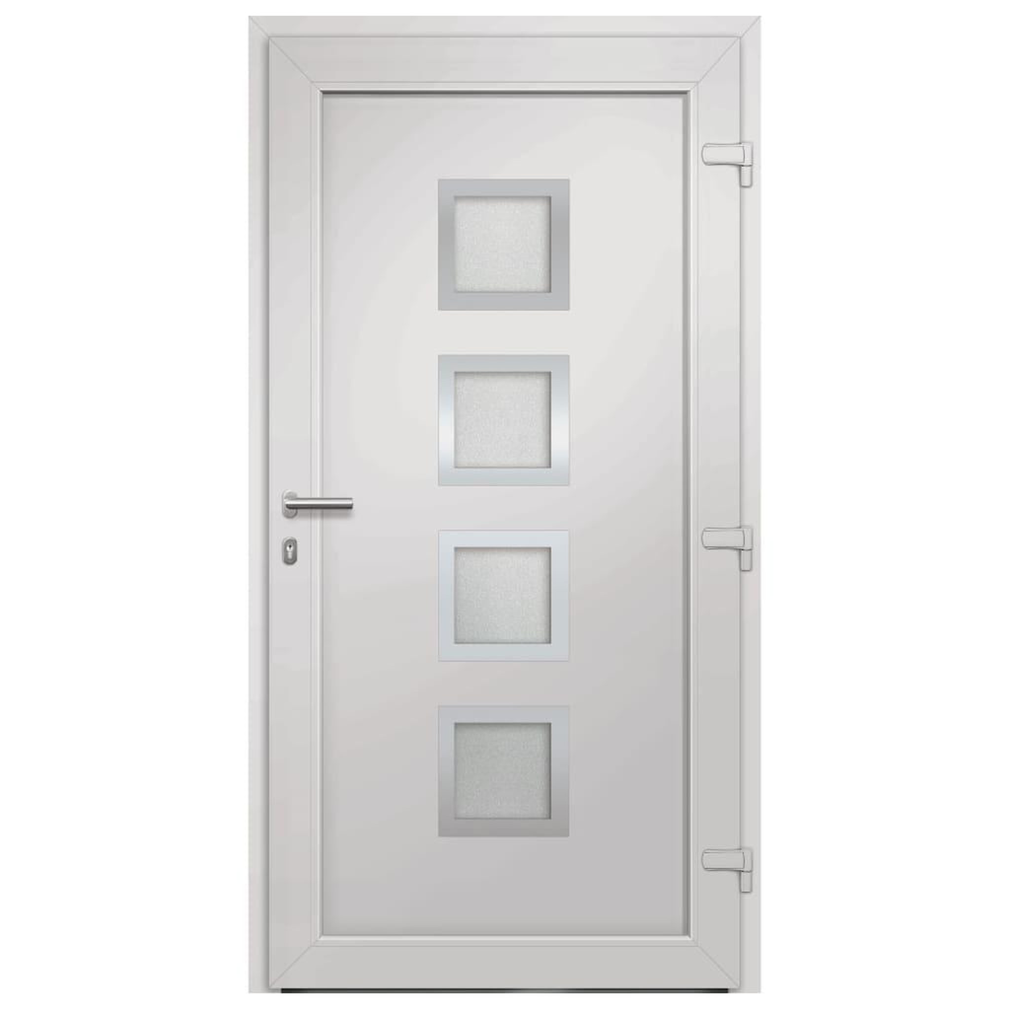 Voir la diapositive 5 : VIDAXL Porte d'entree Anthracite 108x200 cm