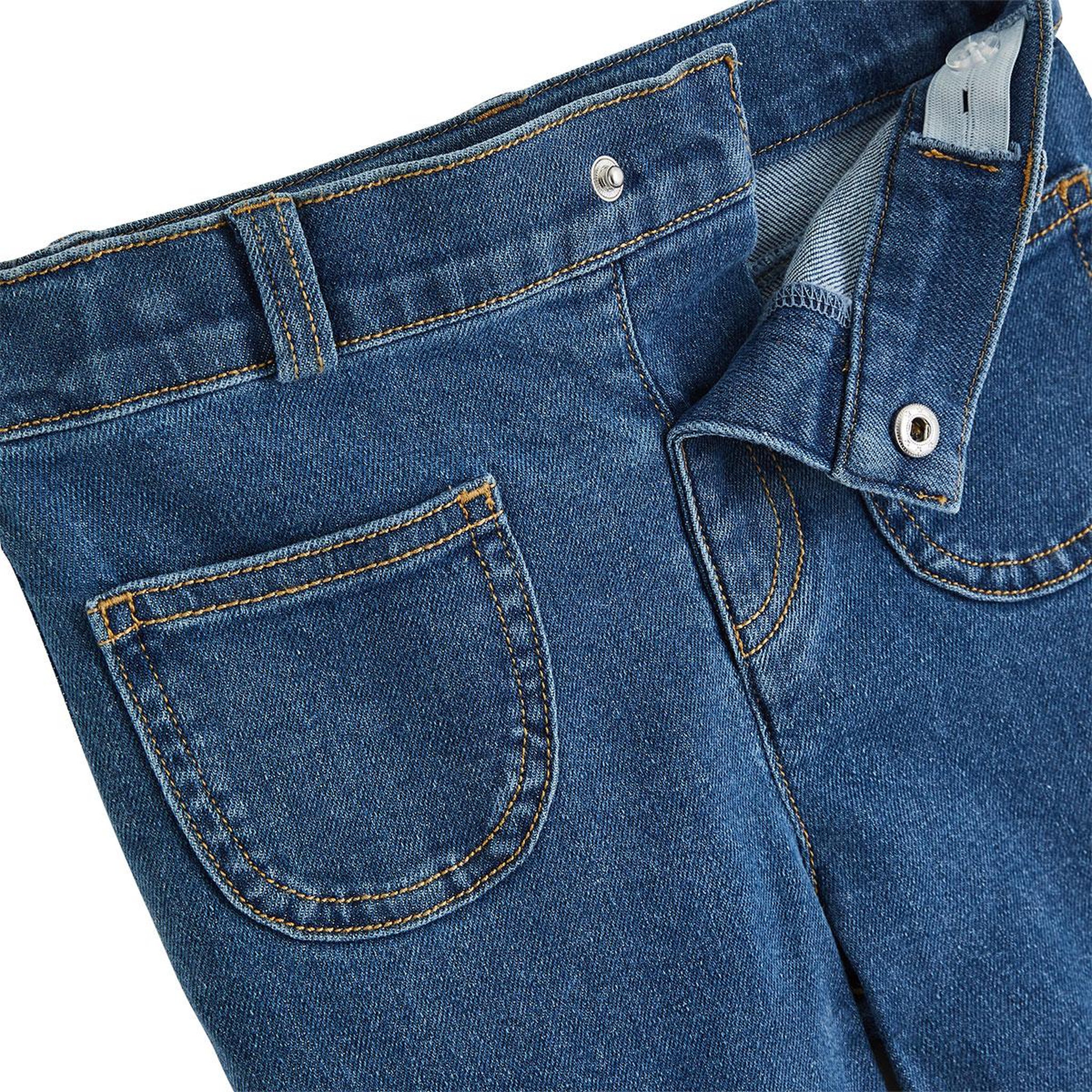 Voir la diapositive 3 : PETIT BEGUIN Jean enfant bootcut - Fille