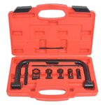 VIDAXL Kit de 10 outils de compresseur de ressort a valve