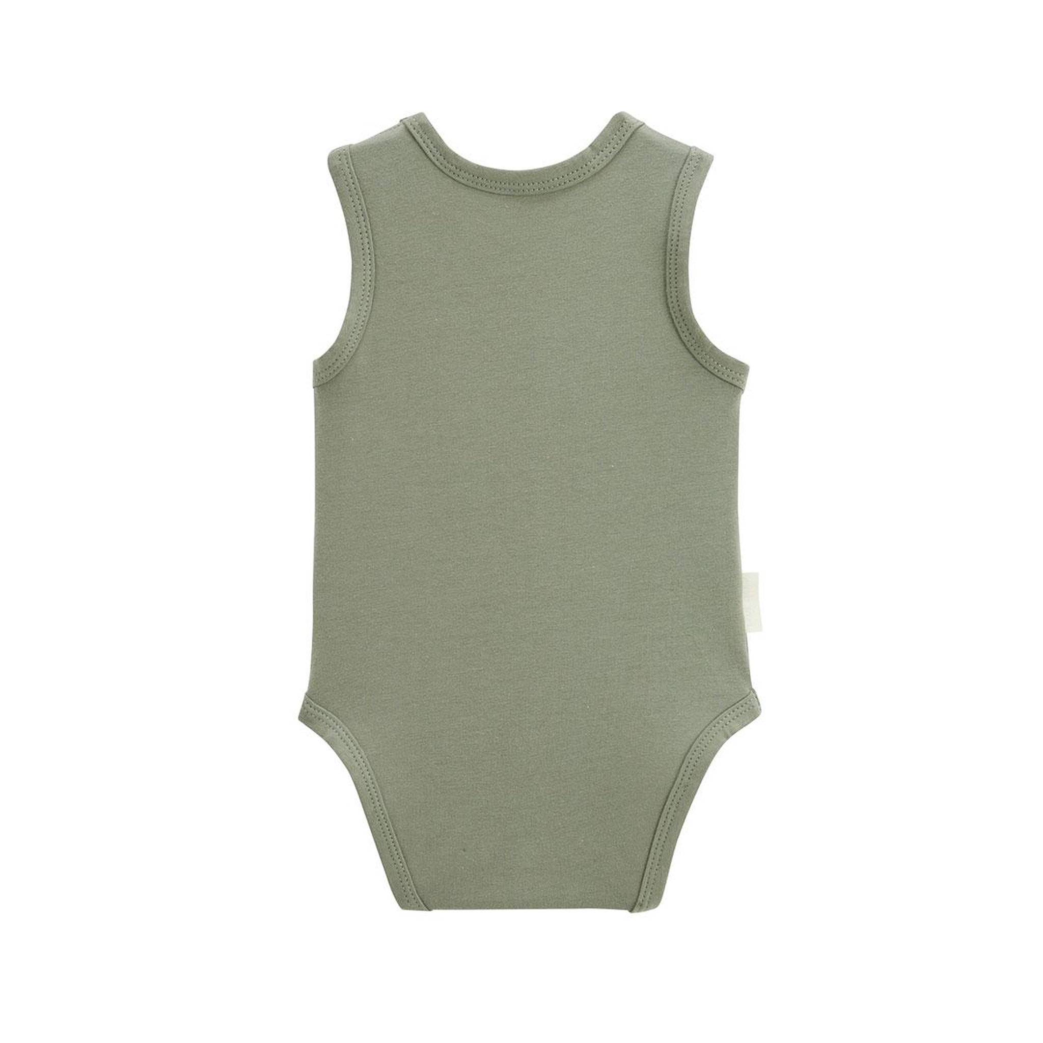 Voir la diapositive 4 : Petit Béguin Lot de 2 bodies bébé sans manches dumbea