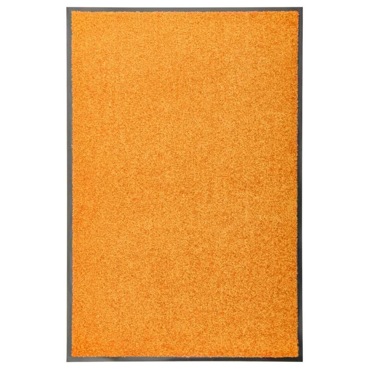 VIDAXL Paillasson lavable Orange 60x90 cm