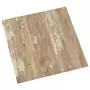 VIDAXL Planches de plancher autoadhesives 55 pcs PVC 5,11 m^2 Marron