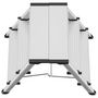 Voir la diapositive 3 : HAILO Hailo Escabeau pliable L90 Step-ke 2x3 marches 60 cm 4443-701