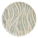 SECRET DE GOURMET Lot de 6 Assiettes Plates  Gina  28cm Vert
