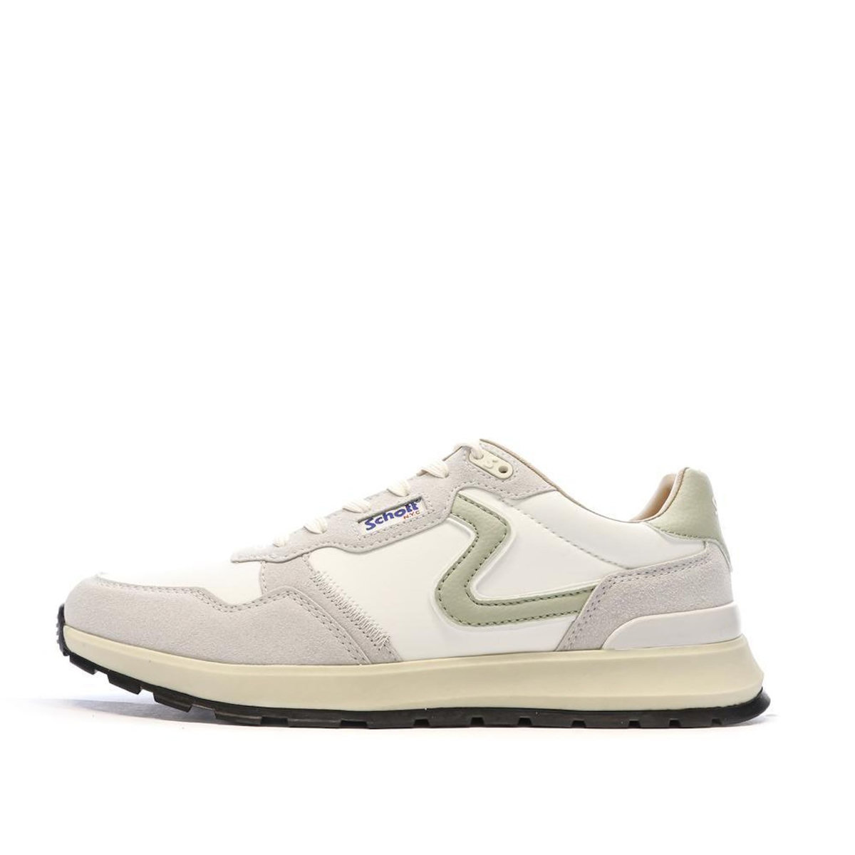 Schott Baskets Blanches/Beiges Homme Schott Dorian