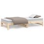 Voir la diapositive 5 : VIDAXL Lit coulissant sans matelas 2x(100x200) cm bois de pin massif