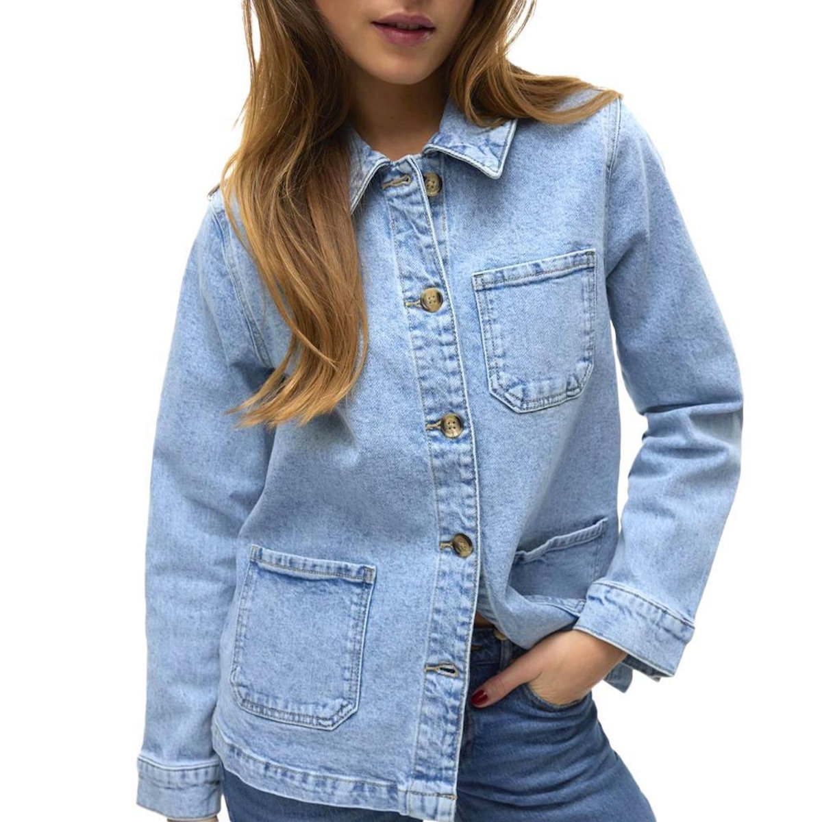 Vero Moda Veste Bleu Femme Vero Moda Kissely