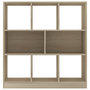 Voir la diapositive 4 : VIDAXL Bibliotheque Chene sonoma 97,5x29,5x100 cm Bois d'ingenierie
