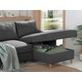 Voir la diapositive 4 : LISA DESIGN Will - canapé d'angle droit - convertible avec coffre - 4 places - en tissu