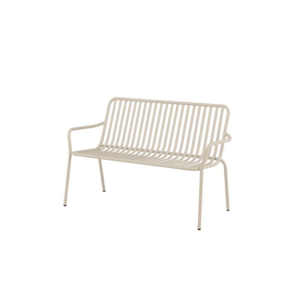 Paris Prix Banc de Jardin en Métal  Peking  130cm Beige