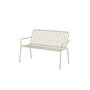 Voir la diapositive 3 : Paris Prix Banc de Jardin en Métal  Peking  130cm Beige