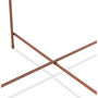 Voir la diapositive 6 : Paris Prix Table Basse Design en Verre  Rona  83cm Cuivre