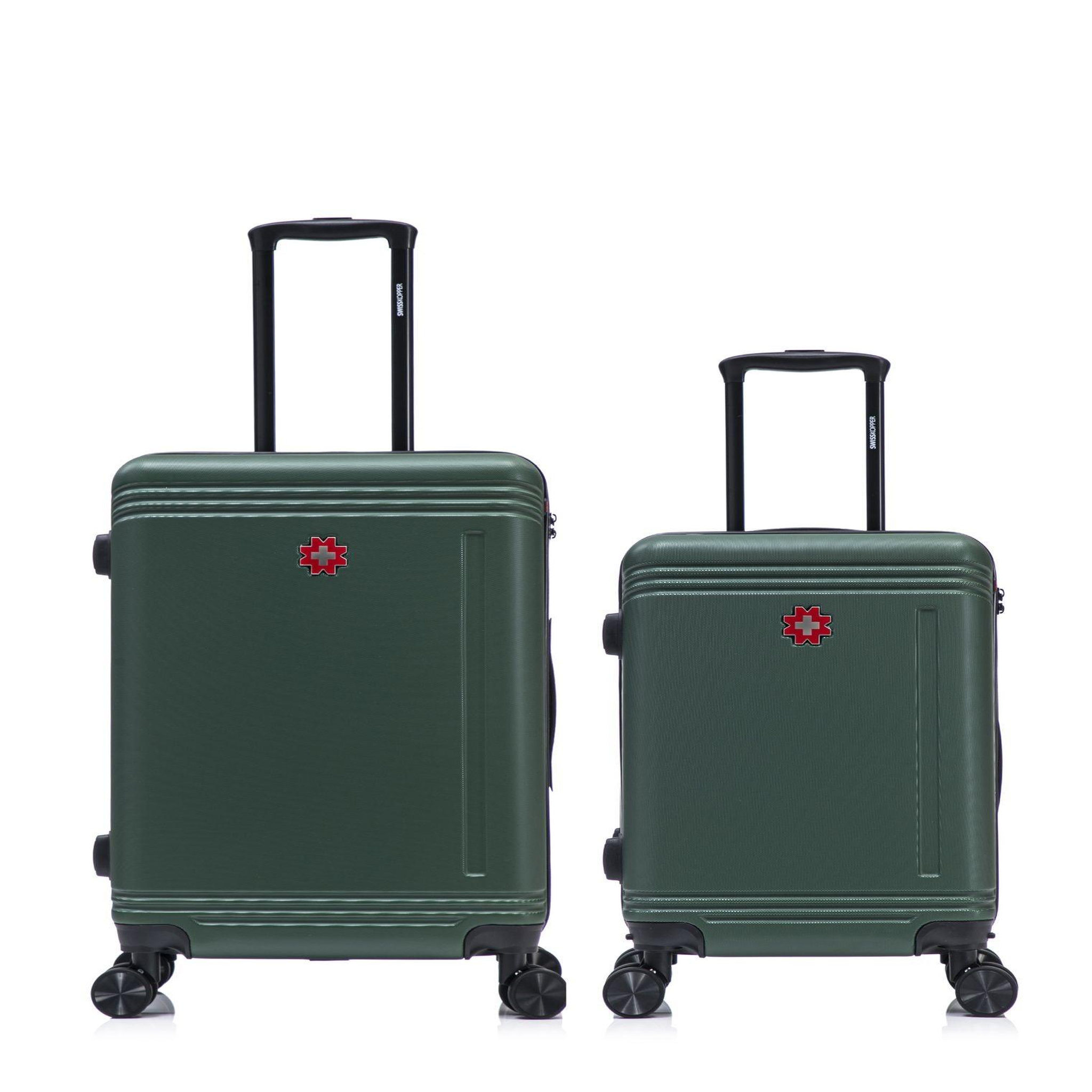 SWISS KOPPER Lot de 2 Valises Rigides Taille Moyenne et Cabine GSTAAD