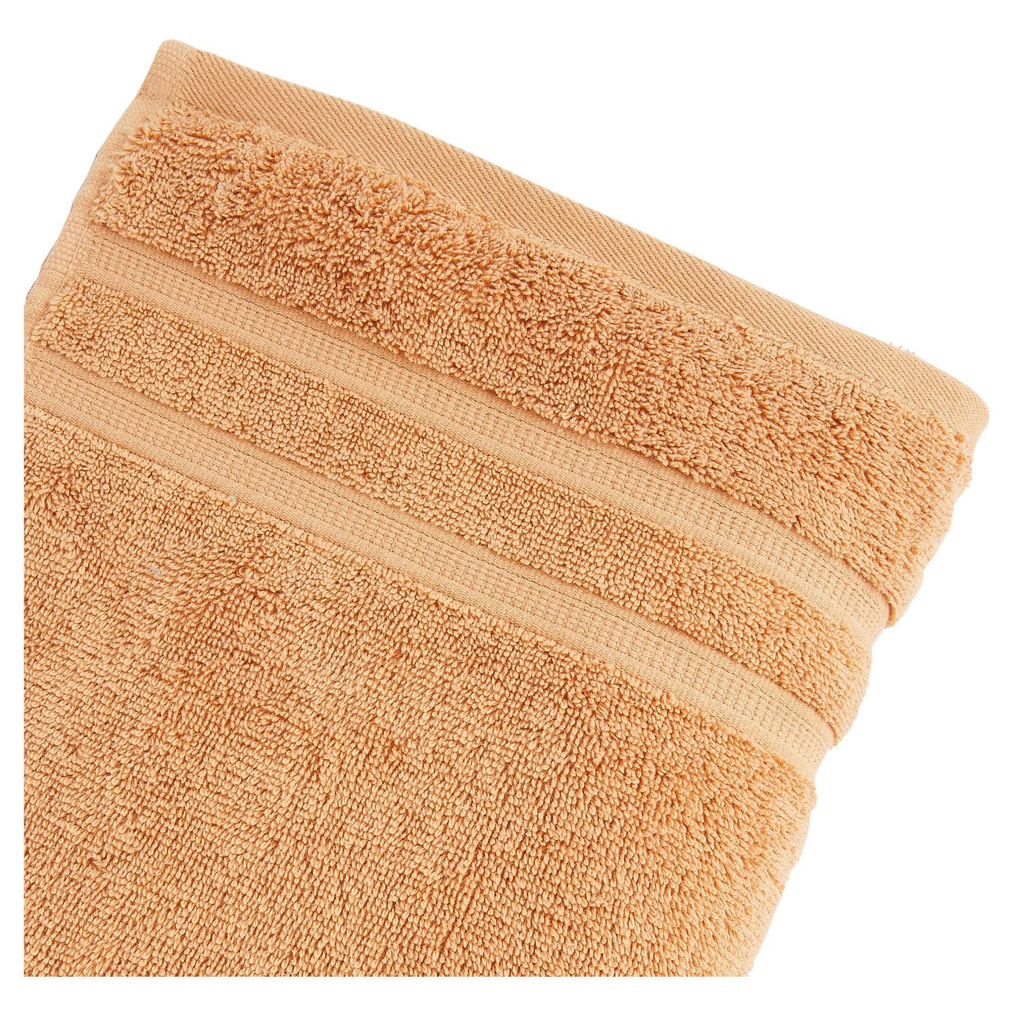 Voir la diapositive 2 : ACTUEL Serviette de toilette unie en coton 600 g/m²