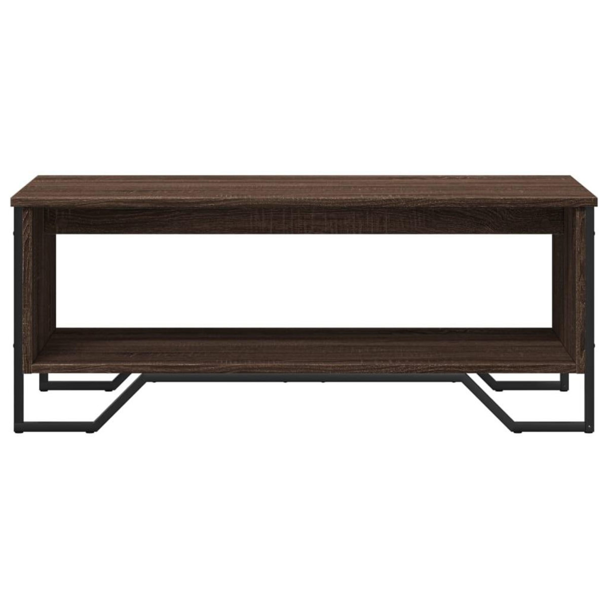 VIDAXL Table basse chene marron 100x51x40 cm bois d'ingenierie