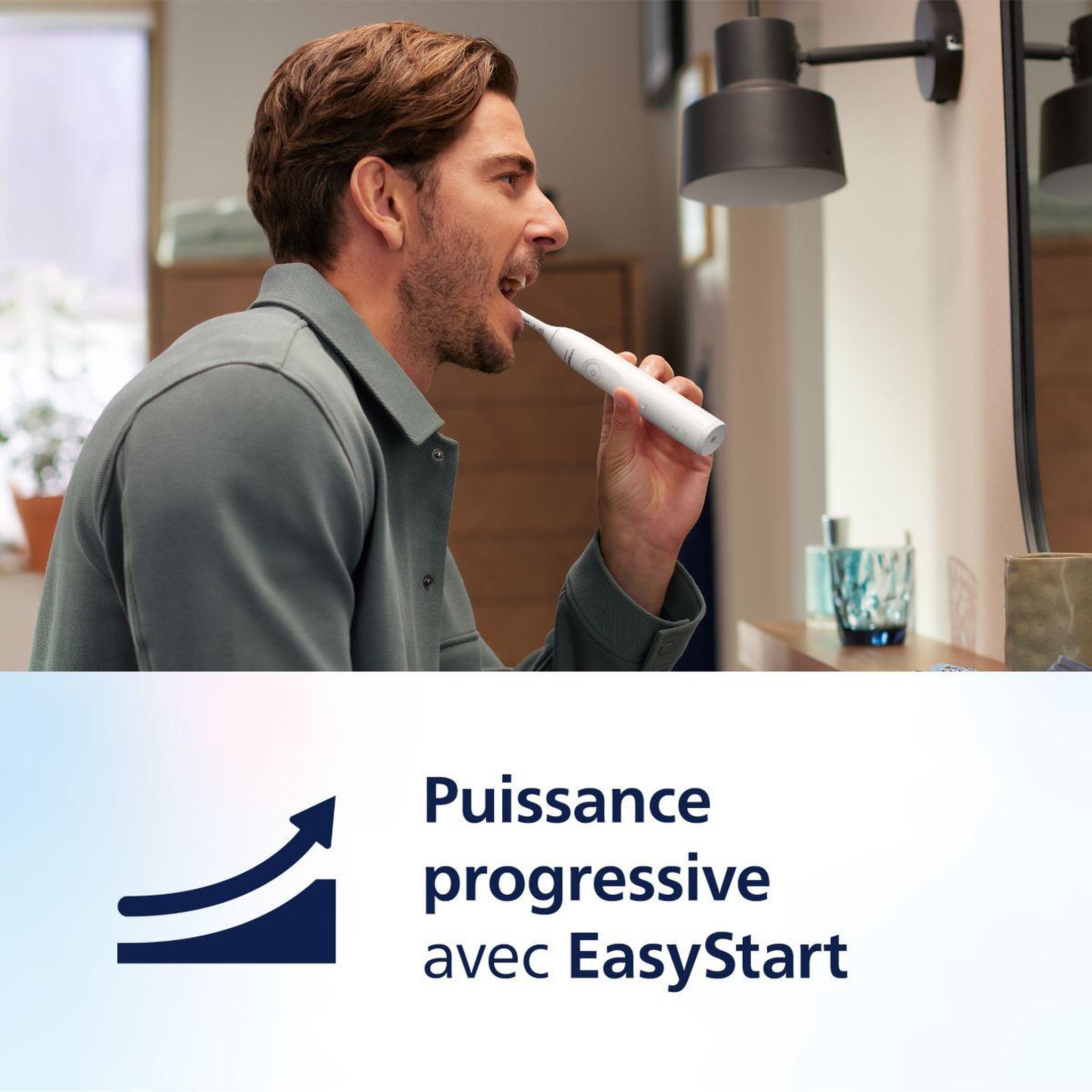 Voir la diapositive 5 : Philips Brosse à dents électrique Sonicare 5500 series HX7110/01