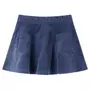 VIDAXL Jupe a poches en velours cotele pour enfants bleu marine 128