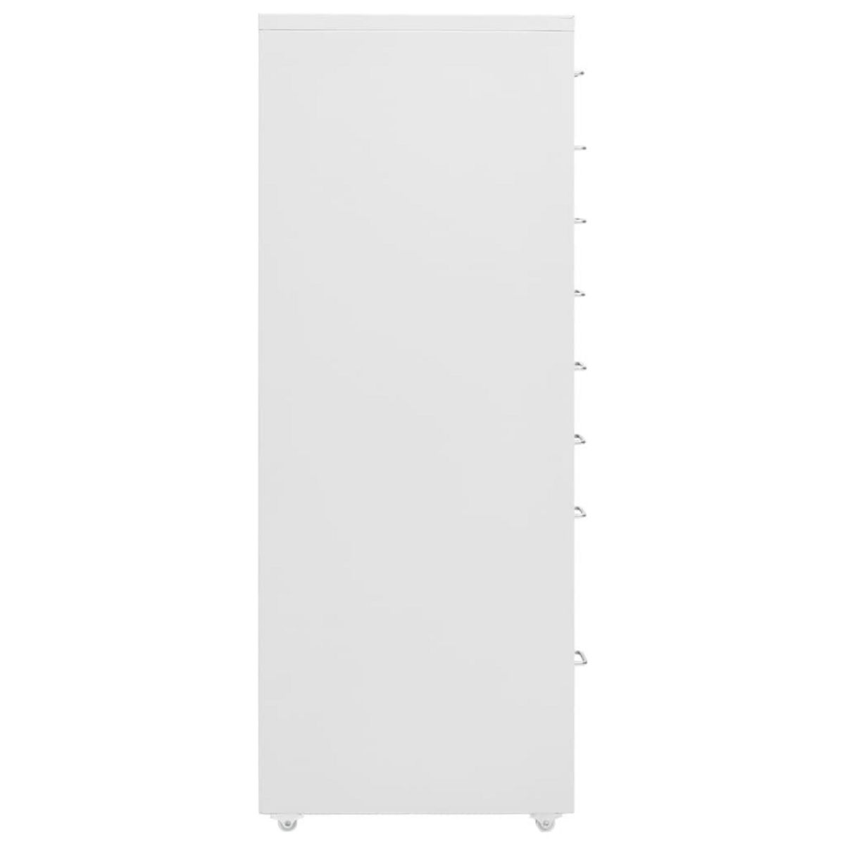 VIDAXL Classeur mobile Gris 28x41x109 cm Metal