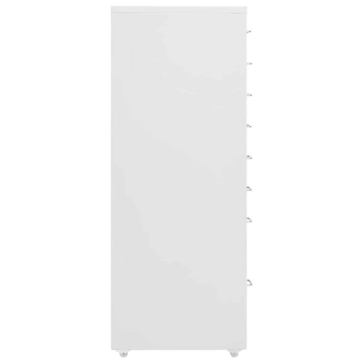 VIDAXL Classeur mobile Gris 28x41x109 cm Metal