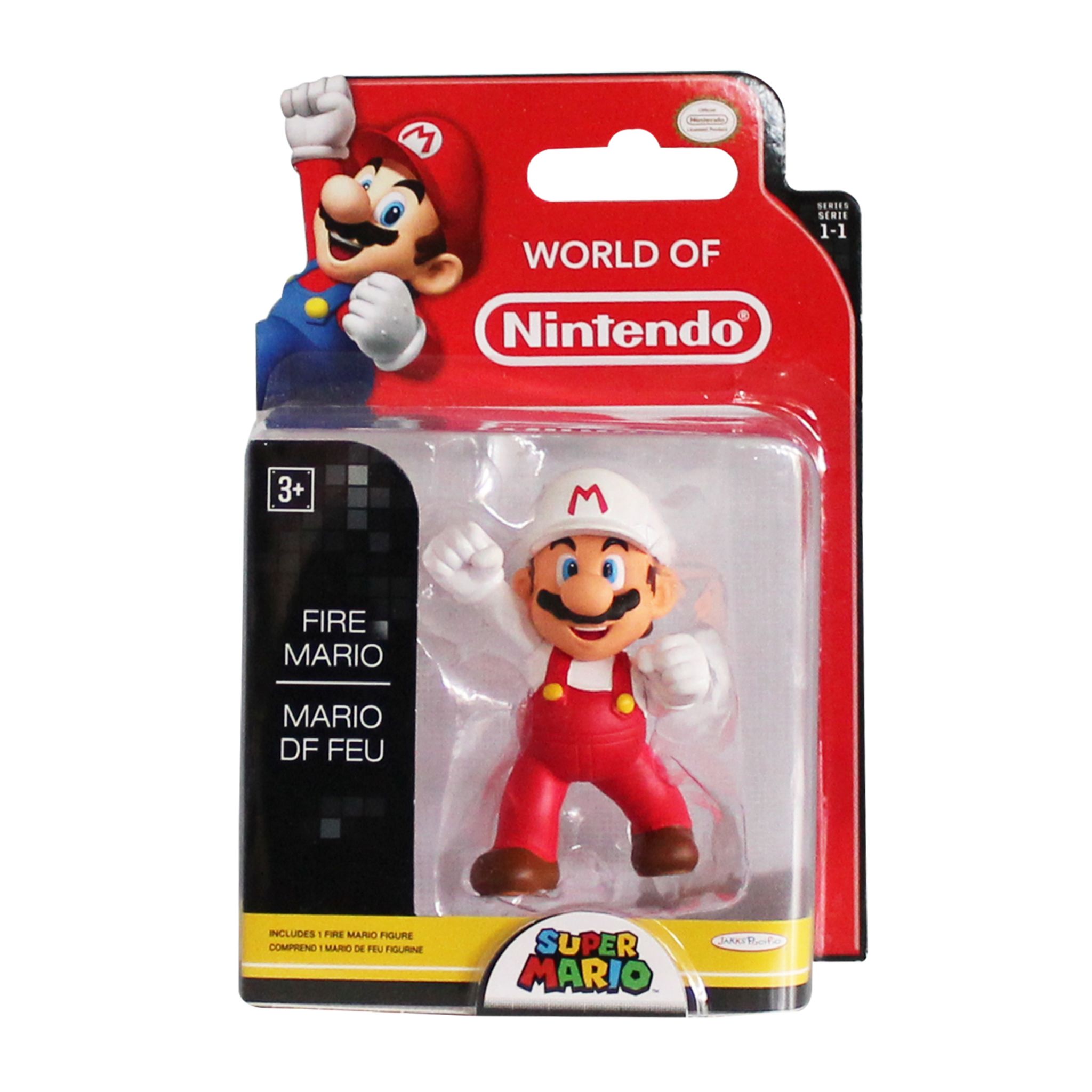 Figurine Mario de feu - World of Nintendo pas cher - Auchan.fr