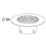 GIRPI Grille cloche pour bonde de douche