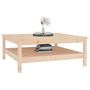 Voir la diapositive 5 : VIDAXL Table basse 100x100x40 cm Bois massif de pin