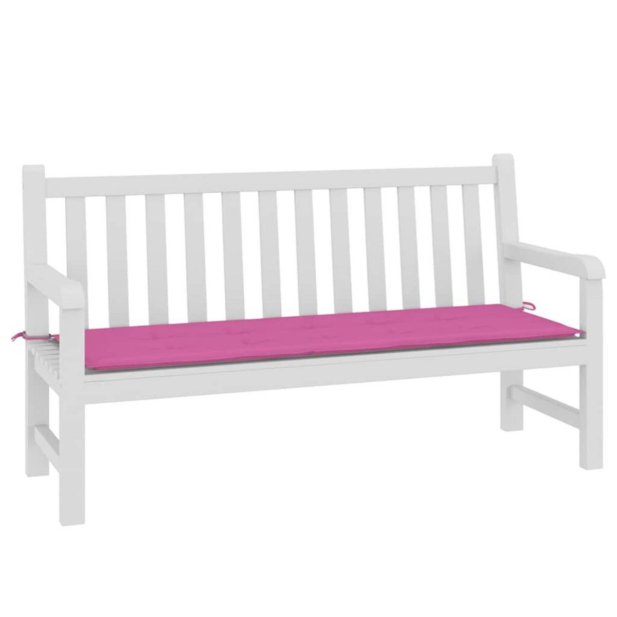 VIDAXL Coussin de banc de jardin rose 150x50x3 cm tissu oxford