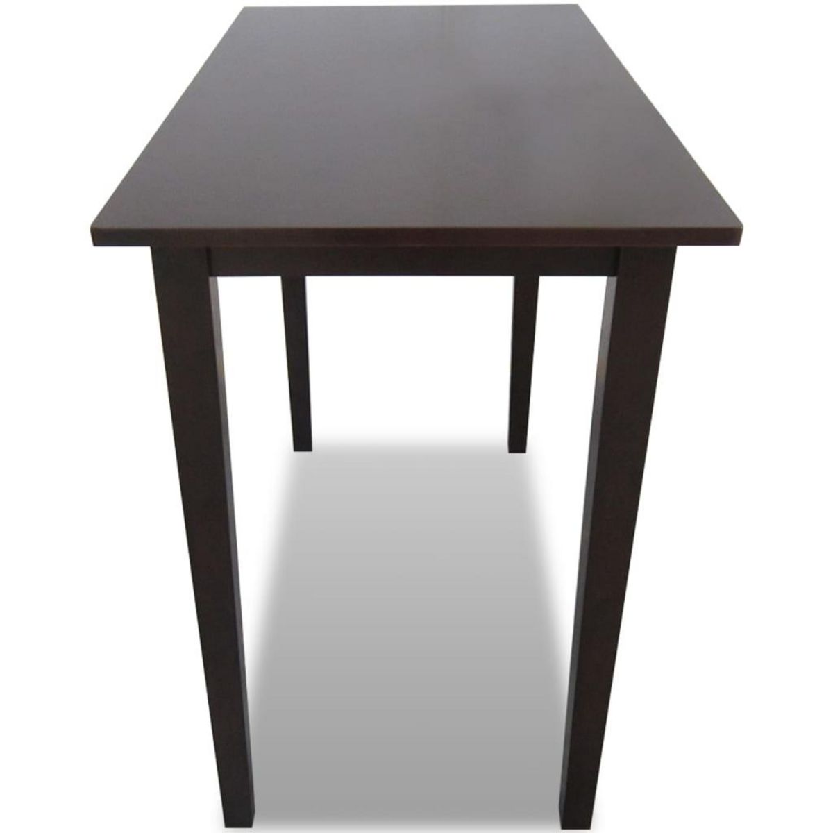 VIDAXL Table de bar en bois Marron