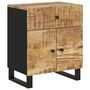 Voir la diapositive 2 : VIDAXL Table de chevet 50x33x60 cm Bois de manguier et d'ingenierie