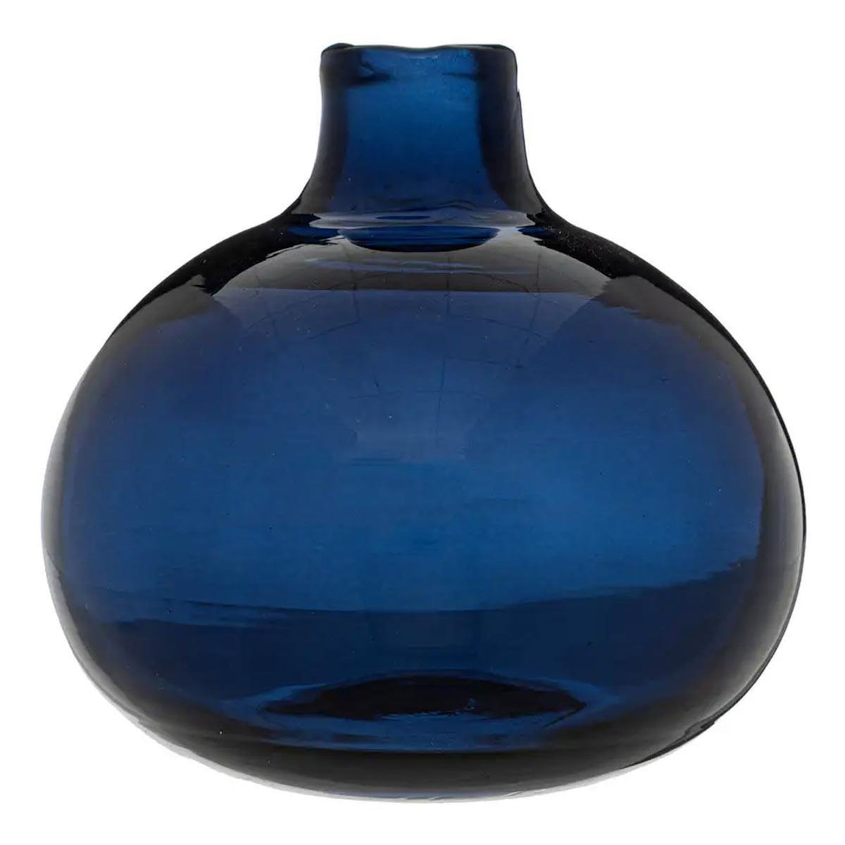 ATMOSPHERA Vase Soliflore en Verre  Mona  12cm Bleu