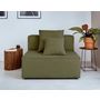 Voir la diapositive 2 : LISA DESIGN Colombine - module d'assise sans accoudoirs - en velours côtelé