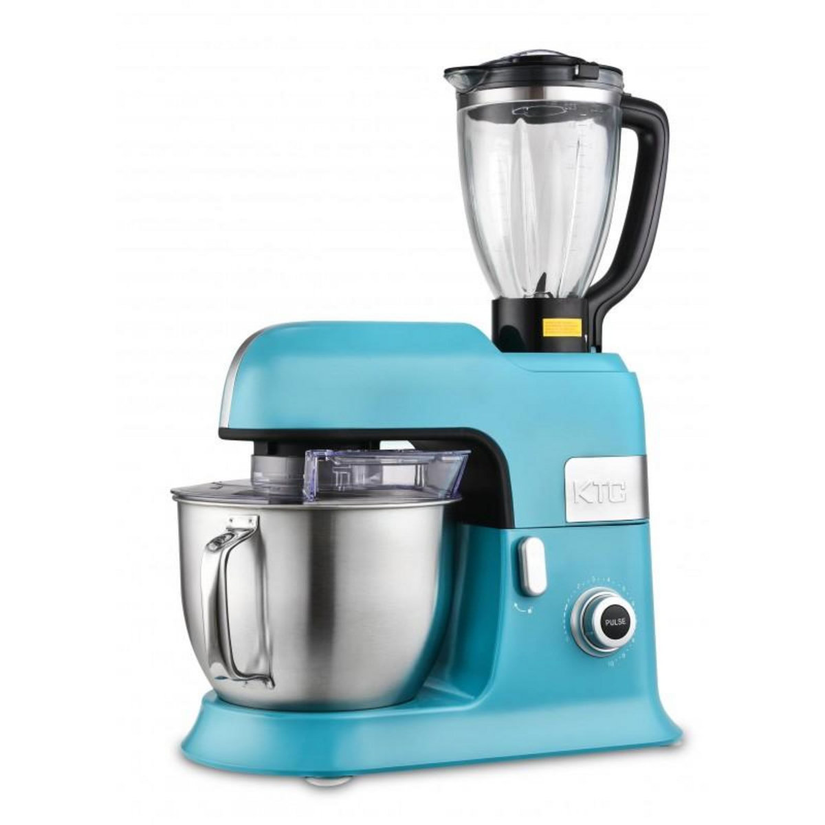 KITCHENCOOK Kitchencook - Expert_xl_blue - Robot Pétrin 6,5l - 1300w - Blender Verre 1,5l