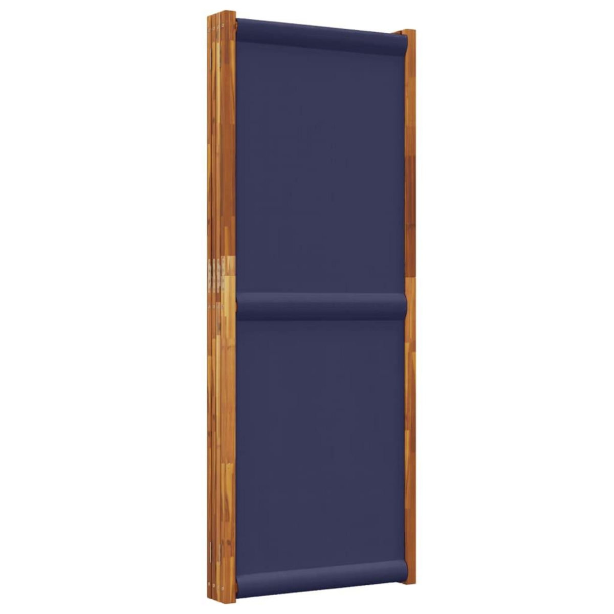 VIDAXL Cloison de separation 4 panneaux bleu fonce 280x180 cm