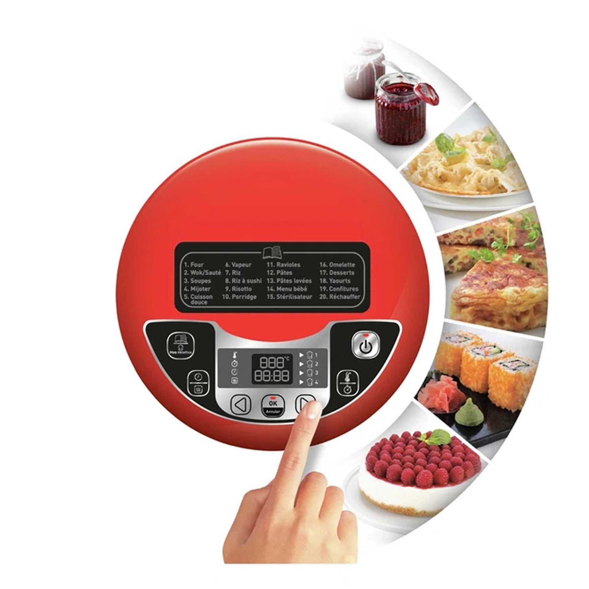 Voir la diapositive 3 : MOULINEX Multicuiseur 25en1 5l 750w - mk708810