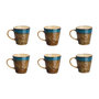 Voir la diapositive 1 : BJORN Mug ISLAND 40cl - 6 pièces - Terre et mer