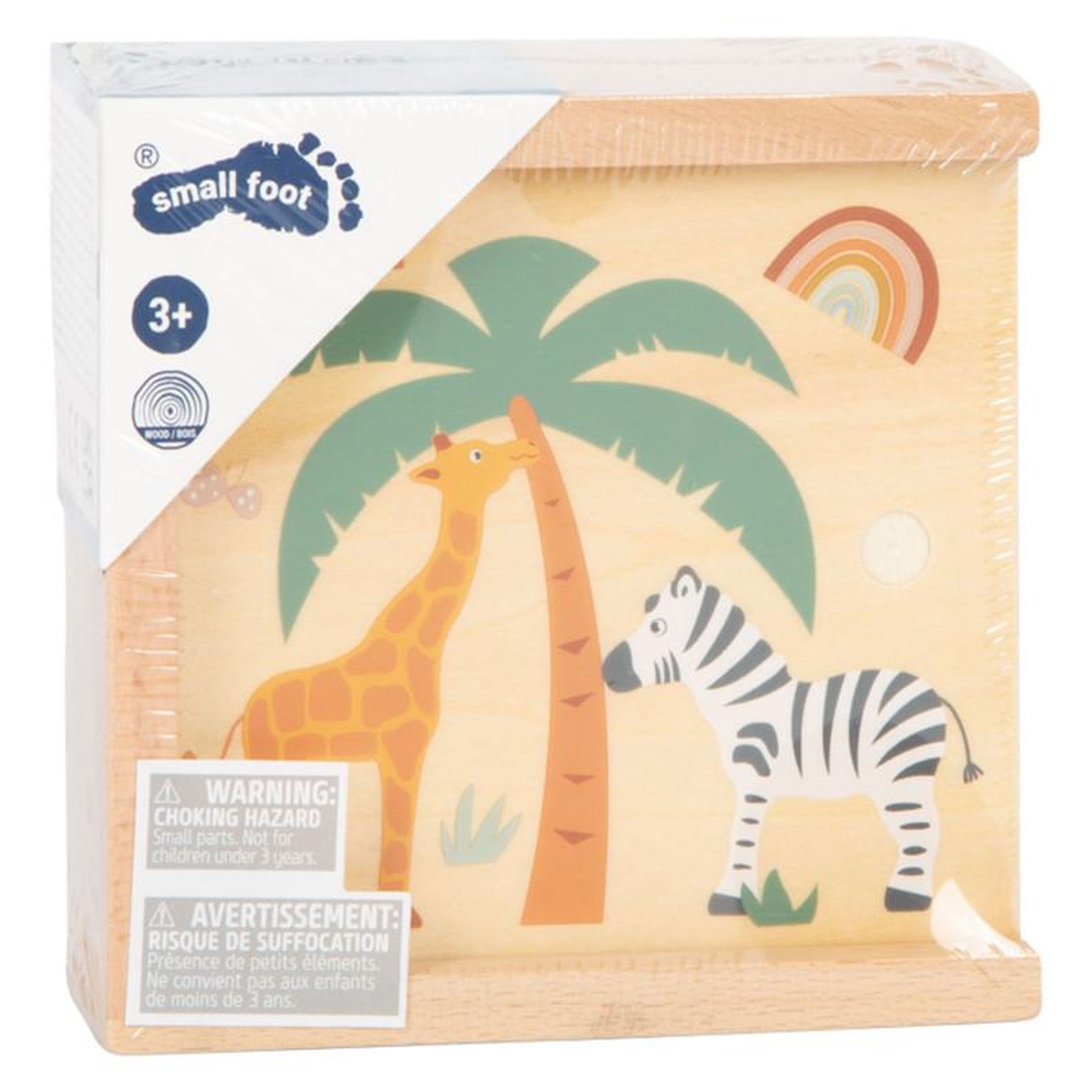 Voir la diapositive 2 : SMALL FOOT Small Foot - Wooden Memo Safari 11696