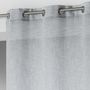 Voir la diapositive 2 : Paris Prix Rideau Voilage à Œillets  Carlin  140x240cm Gris