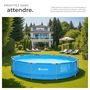 Voir la diapositive 3 : tectake Piscine ronde bleu