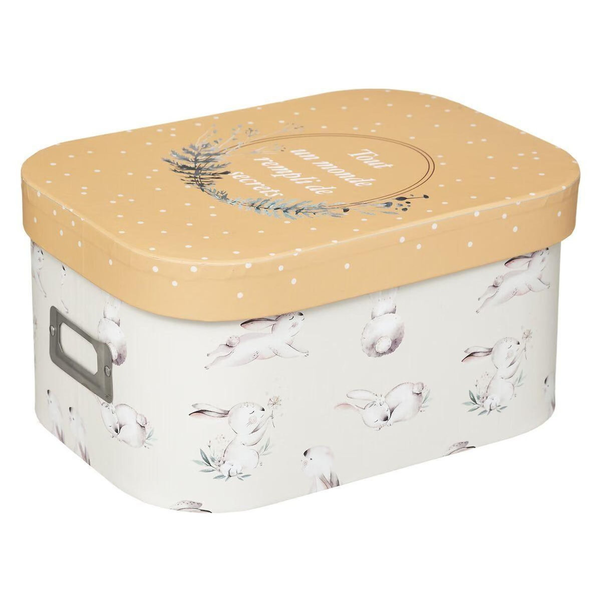 Atmosphera Kids Lot de 3 Boîtes de Rangement  Forêt  36cm Multicolore