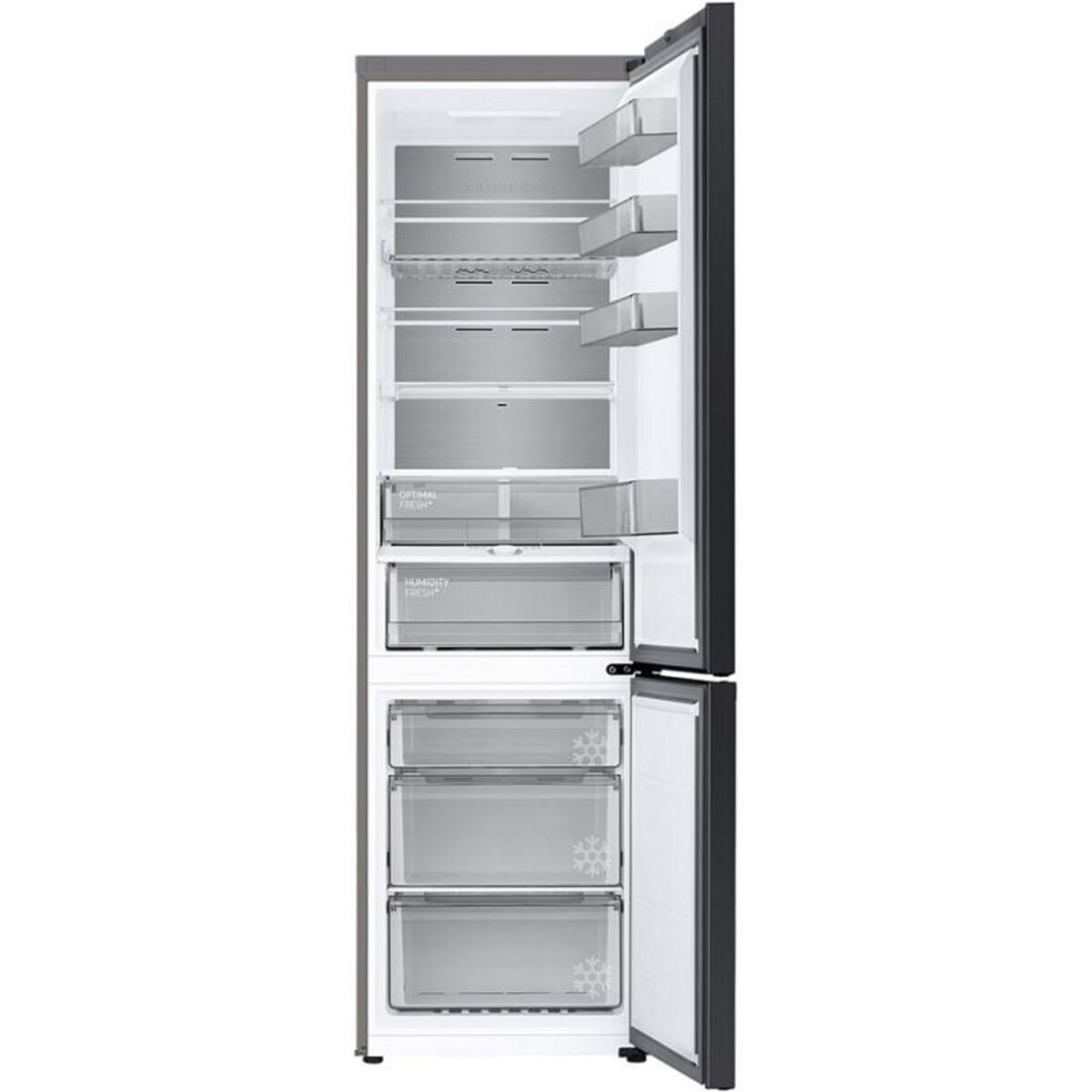 Samsung Réfrigérateur combiné 60cm 387 gris - RB38C7B6AS9