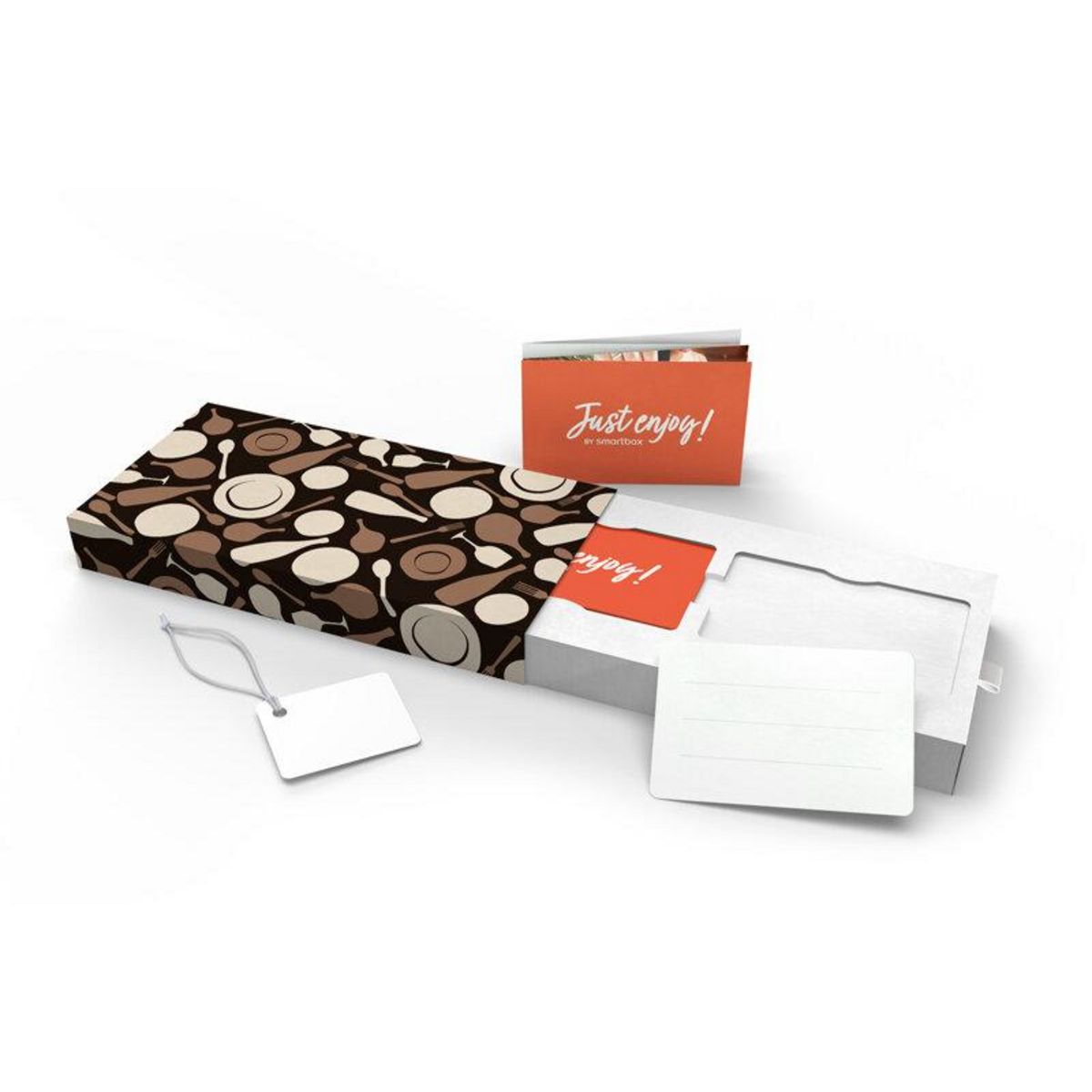 Smartbox Carte cadeau Just enjoy ! Délices - 50 € - Coffret Cadeau Multi-thèmes
