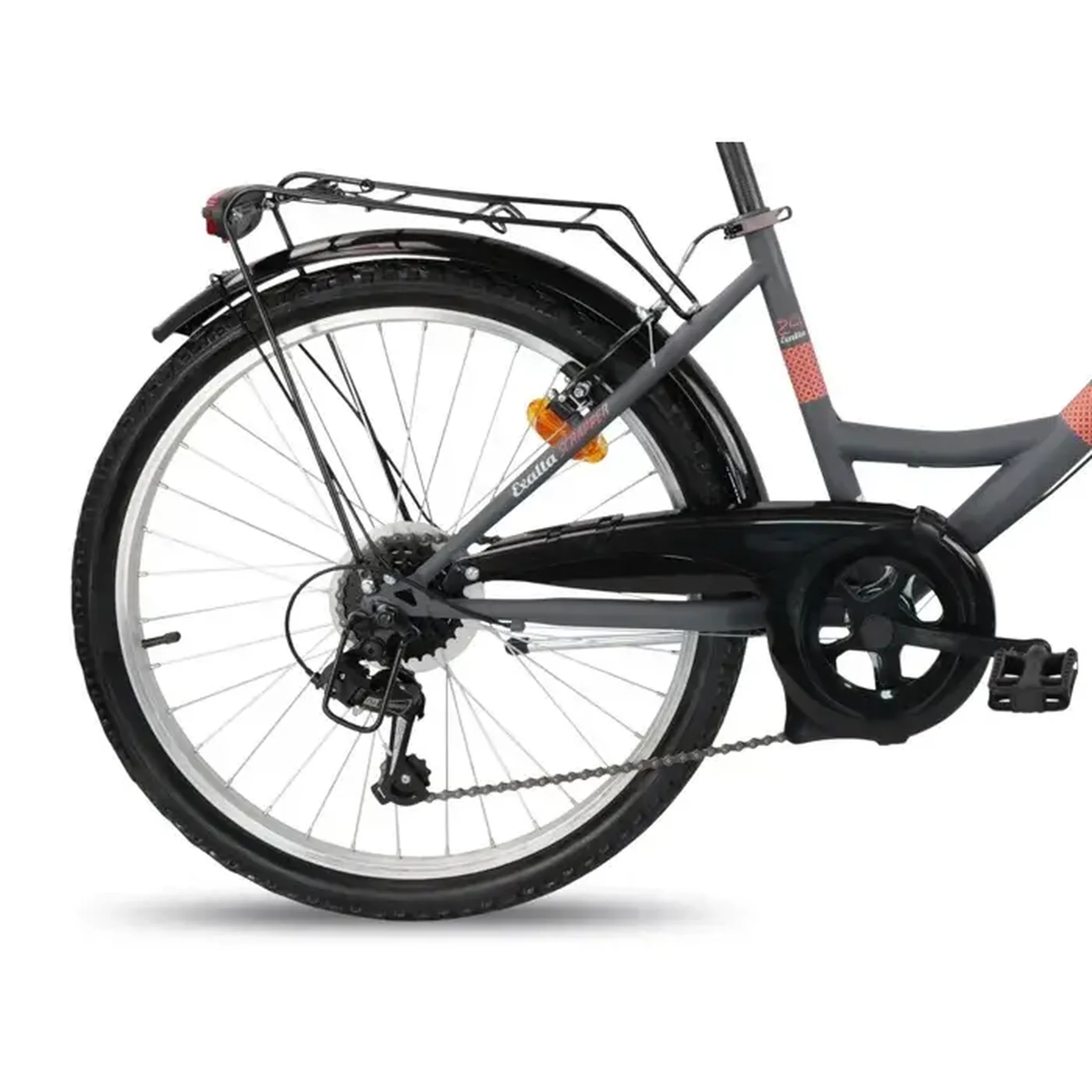 Voir la diapositive 4 : SCRAPPER Vélo 24'' SCRAPPER idéal pour une taille comprise entre 1.40 et 1.60m équipé de 6 vitesses et d'un équipement complet City