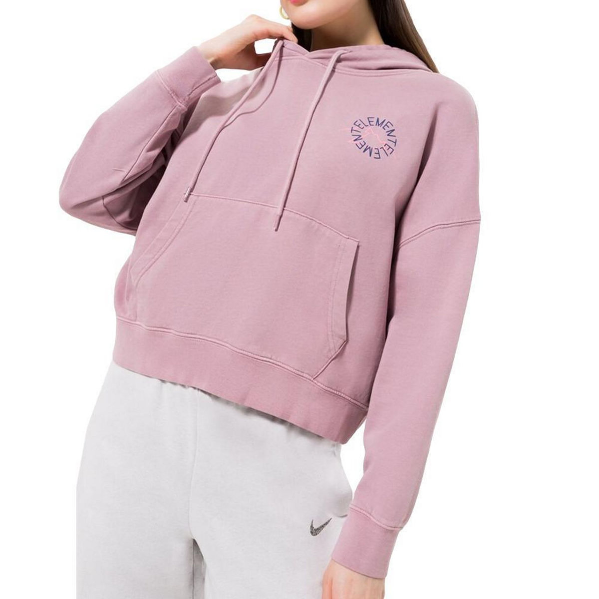 ELEMENT Sweat à capuche Mauve Femme Element Glacier
