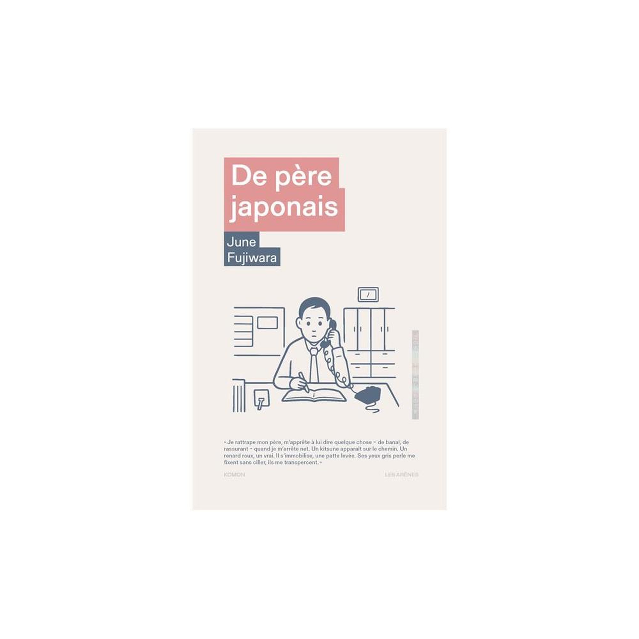 Livre de père japonais (komon) de june fujiwara, grand format broché, 128 pages