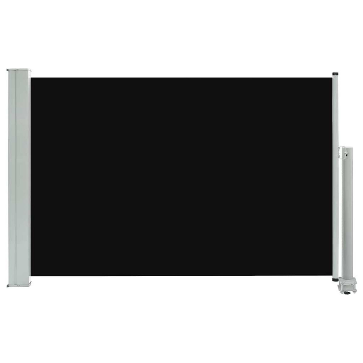 VIDAXL Auvent lateral retractable de patio 60x300 cm Noir