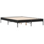 Voir la diapositive 3 : VIDAXL Cadre de lit sans matelas noir 120x200 cm