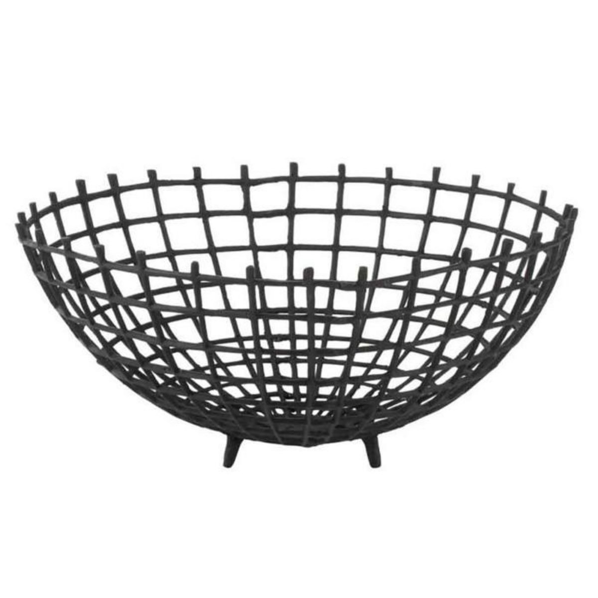 Paris Prix Coupelle Déco en Métal  Odario  46cm Noir