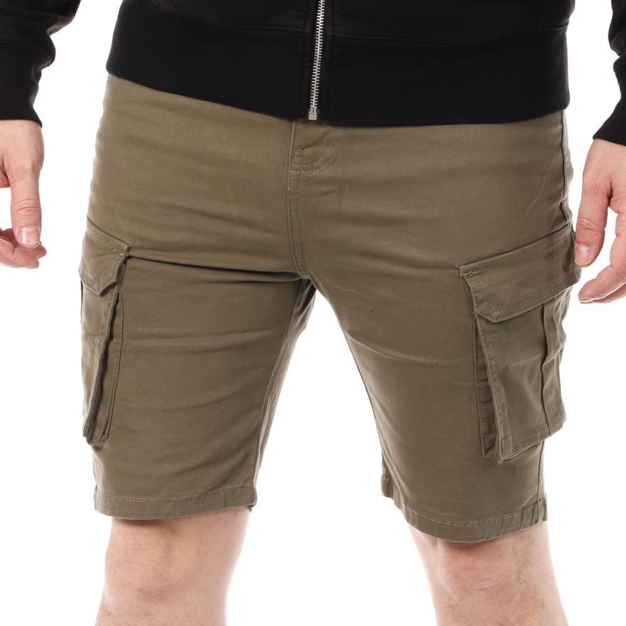 Voir la diapositive 2 : LA MAISON BLAGGIO Short cargo kaki homme la maison blaggio vegalia